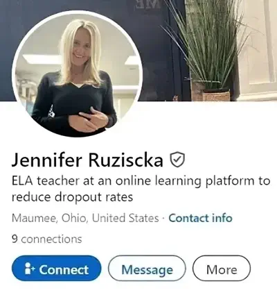 Jennifer Ruziscka LinkedIn