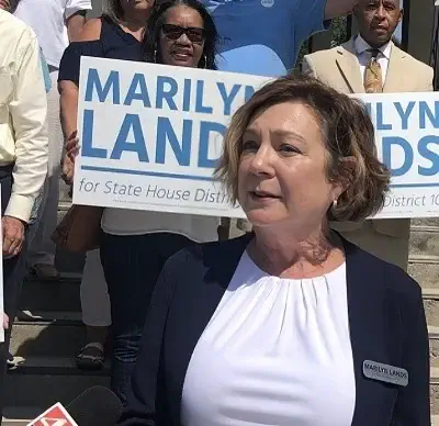 Marilyn Lands won elections