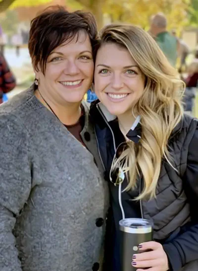 Laura Kowal with daughter Kelly Gowe